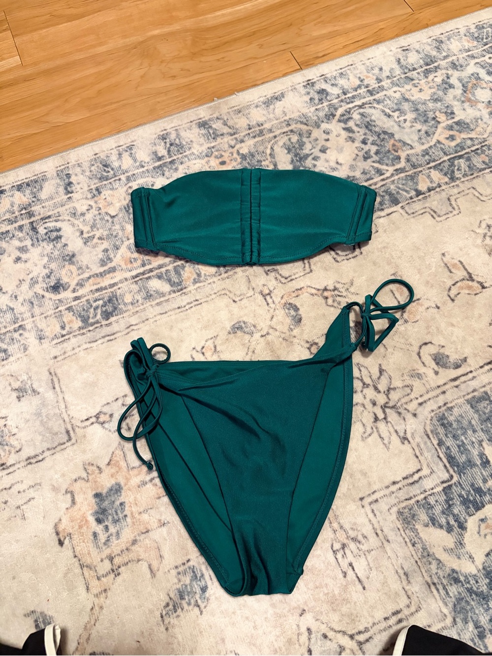 High Waisted Emerald Green Bikini!